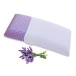 Pernă Soft Memory cu esență naturală de Lavanda, 42x72x13 cm